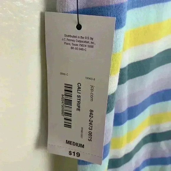 🆕nwt Ana Cali Striped T-Shirt - Size M - Picture 5 of 6